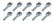 Allstar Performance Rod End RH 1/2 Male Steel 10pk ALL58008-10