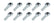 Allstar Performance Rod End RH 5/8 Male Steel 10pk ALL58010-10