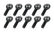 Allstar Performance Pro Rod End RH 5/8 Male Moly 10pk ALL58060-10
