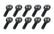 Allstar Performance Pro Rod End LH 5/8 Male Moly 10pk ALL58070-10