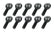 Allstar Performance Pro Rod End LH 3/4 Male Moly 10pk ALL58072-10
