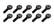 Allstar Performance Pro Rod End RH Moly PTFE Lined 5/8 10pk ALL58080-10