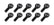 Allstar Performance Pro Rod End LH Moly PTFE Lined 3/4 10pk ALL58086-10