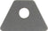 Allstar Performance 3/16in Flat Tabs 4pk 1/2in Hole ALL60018