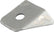 Allstar Performance Body Brace Tabs Flat Mount 25pk 3/8in Hole ALL60024-25
