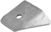 Allstar Performance Body Brace Tabs Flat Mount 25pk 1/4in Hole ALL60027-25