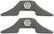 Allstar Performance LW Header Tab Kit 2pk ALL60039