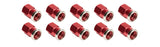 Allstar Performance QC Cover Nuts Short Red 10pk ALL72059