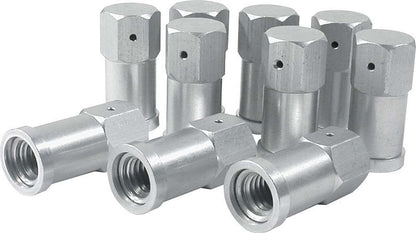 Allstar Performance QC Cover Nuts — Aluminum 3/8-16 Thread, 10-Pack | ALL72060