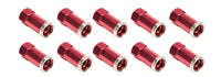 Allstar Performance QC Cover Nuts Long Red 10pk ALL72061