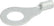 Allstar Performance Ring Terminal 1/4in Hole Non-Insulated 22-18 20pk ALL76004
