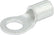 Allstar Performance Ring Terminal #6 Hole Non-Insulated 16-14 20pk ALL76011
