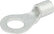 Allstar Performance Ring Terminal 1/4in Hole Non-Insulated 12-10 20pk ALL76024
