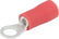 Allstar Performance Ring Terminal #6 Hole Insulated 22-18 20pk ALL76031