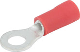 Allstar Performance Ring Terminal #8 Hole Insulated 22-18 20pk ALL76032