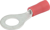 Allstar Performance Ring Terminal 1/4in Hole Insulated 22-18 20pk ALL76034