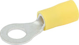 Allstar Performance Ring Terminal 1/4in Hole Insulated 12-10 20pk ALL76054