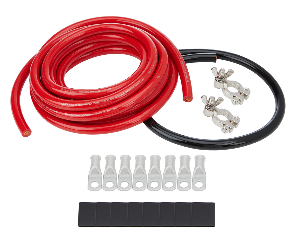 Allstar Performance Battery Cable Kit 2 Gauge 1 Battery ALL76110