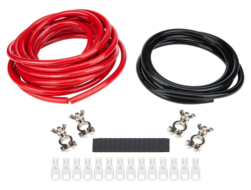 Allstar Performance Battery Cable Kit 2 Gauge 2 Batteries ALL76112