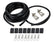 Allstar Performance Battery Cable Kit 4 Ga. 1 Battery All Black ALL76115