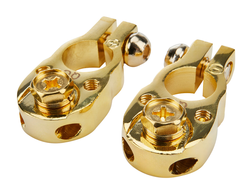 Allstar Performance Gold Top Post Terminal 1pr ALL76120