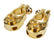 Allstar Performance Gold Top Post Terminal 1pr ALL76120