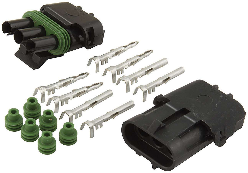 Allstar Performance 3-Wire Weather Pack Connector Kit ALL76267