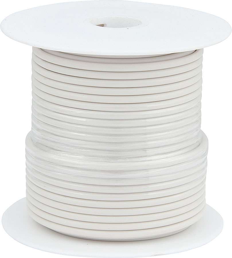 Allstar Performance 14 AWG White Primary Wire 100ft ALL76552