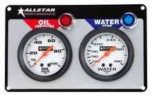 Load image into Gallery viewer, Allstar Performance 2 Gauge Panel ALL OP/WT ALL80090