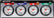 Allstar Performance 4 Gauge Panel ALL OP/WT/OT/FP ALL80093