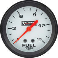 Allstar Performance Fuel Pressure Gauge 0-15PSI 2-5/8in ALL80098
