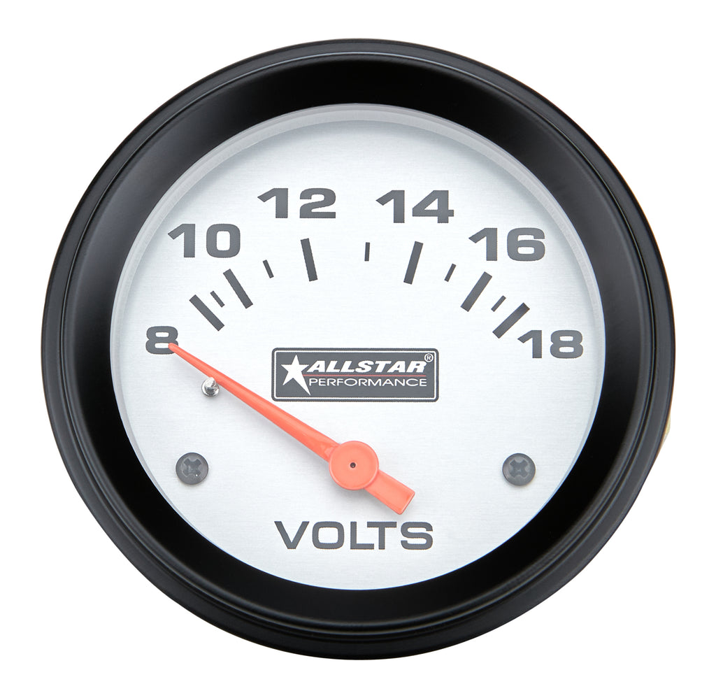 Allstar Performance Volt Gauge 8-18V ALL80099