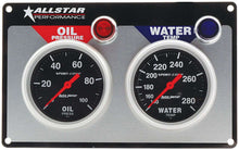 Load image into Gallery viewer, Allstar Performance 2 Gauge Panel A/M OP/WT Sport-Comp ALL80110