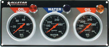 Load image into Gallery viewer, Allstar Performance 3 Gauge Panel A/M OP/WT/OT Sport-Comp ALL80112