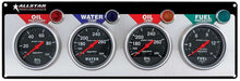 Load image into Gallery viewer, Allstar Performance 4 Gauge Panel A/M OP/WT/OT/FP Sport-Comp ALL80114