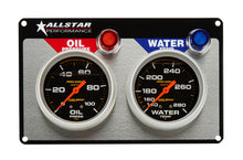 Load image into Gallery viewer, Allstar Performance 2 Gauge Panel A/M OP/WT Liquid Filled ALL80120