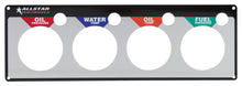 Load image into Gallery viewer, Allstar Performance 4 Gauge Panel Plate OP/WT/OT/FP ALL80128