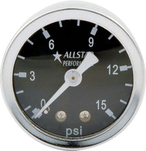 Load image into Gallery viewer, Allstar Performance 1.5in Gauge 0-15 PSI Liquid Filled ALL80200