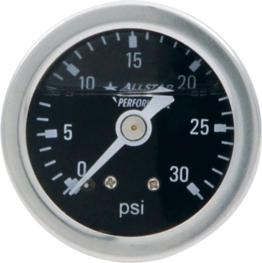 Allstar Performance 1.5in Gauge 0-30 PSI Liquid Filled ALL80202