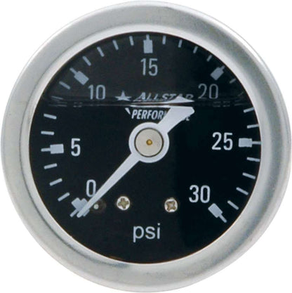 Allstar Performance 1.5in Gauge 0-30 PSI Liquid Filled | ALL80202