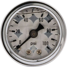 Load image into Gallery viewer, Allstar Performance 1.5in Gauge 0-100 PSI Turned Face Discontinued ALL80226