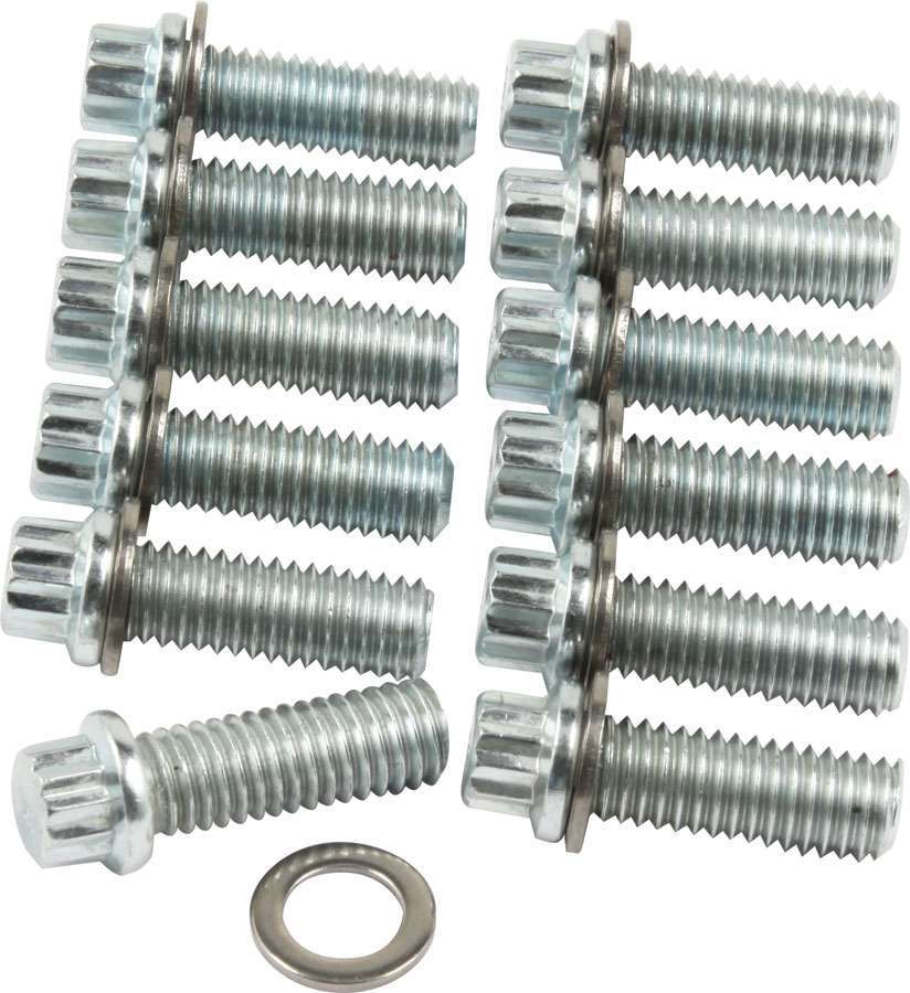 Allstar Performance Intake Bolt Kit SBC 12PT 12pk ALL87010