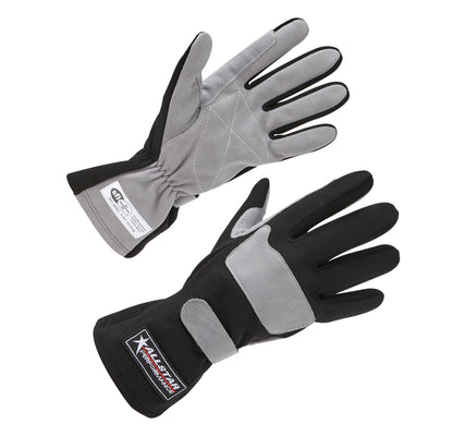 Allstar Performance Driving Gloves — SFI 3.3/1, Black/Gray, Small | ALL911011
