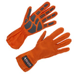Allstar Performance Driving Gloves Non-SFI Outseam S/L SM Orange ALL913041