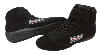Allstar Performance Driving Shoe — Mid-Top SFI 3.3/5, Black, Size 7.0 | ALL919070