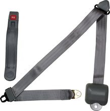 Load image into Gallery viewer, Allstar Performance Seat Belt Retractable 3pt Gray ALL98116