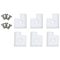 Allstar Performance Groover Head Front Pads 6pk for ALL10270 ALL99106