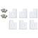 Allstar Performance Groover Head Front Pads 6pk for ALL10270 ALL99106