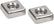 Allstar Performance Clamp Nuts 1pr for ALL10770/ALL10260 ALL99303