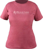 Allstar Performance Allstar T-Shirt Ladies Vintage Burgundy Medium ALL99920M